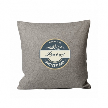 Kissen DAVOS Poststempel